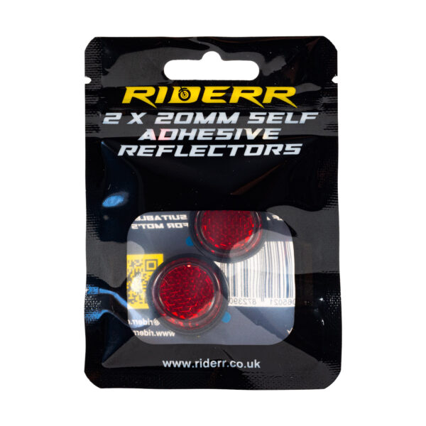 2 x 20mm Self Adhesive Reflectors - Image 3
