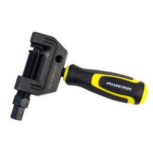 Riderr Chain Splitter & Riveter Tool – motorcycle chain maintenance tool.
