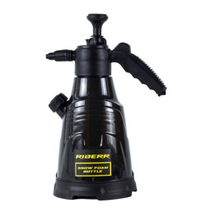 Riderr 2L Snow Foam Bottle – motorcycle cleaning foam sprayer.